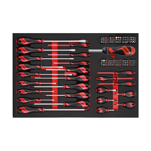 TTEMD122N - 122 Piece Mega Drive Screwdriver Set in EVA